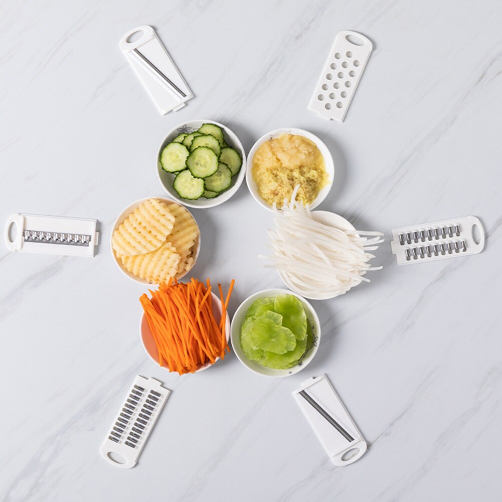 12 PCS Multi-Function Vegetable Chopper Carrots Potatoes Manually Cut Shred Grater For Kitchen Convenience Vegetable Tool