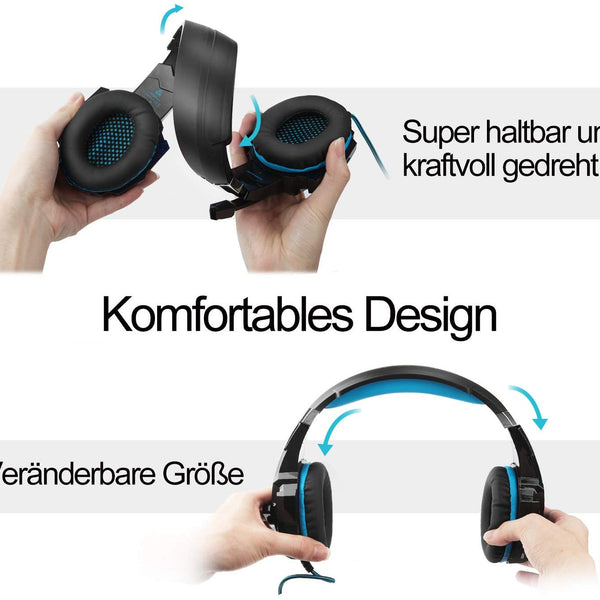 KOTION EACH Gaming Headset PS4®, PS5®, Xbox series® & PC / Laptop